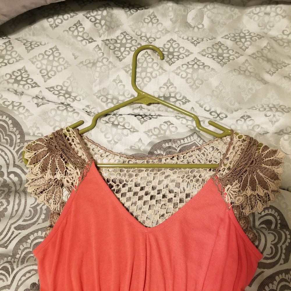 Summer dress size small with crochet back detail